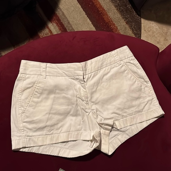 J Crew Chino Pants - Women’s J. Crew Chino white shorts 8